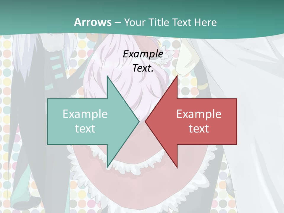 A Group Of Anime Characters Standing Next To Each Other PowerPoint Template