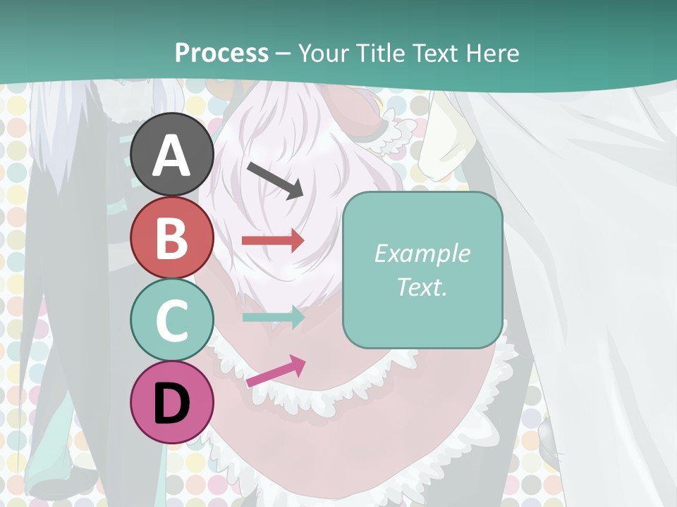 A Group Of Anime Characters Standing Next To Each Other PowerPoint Template