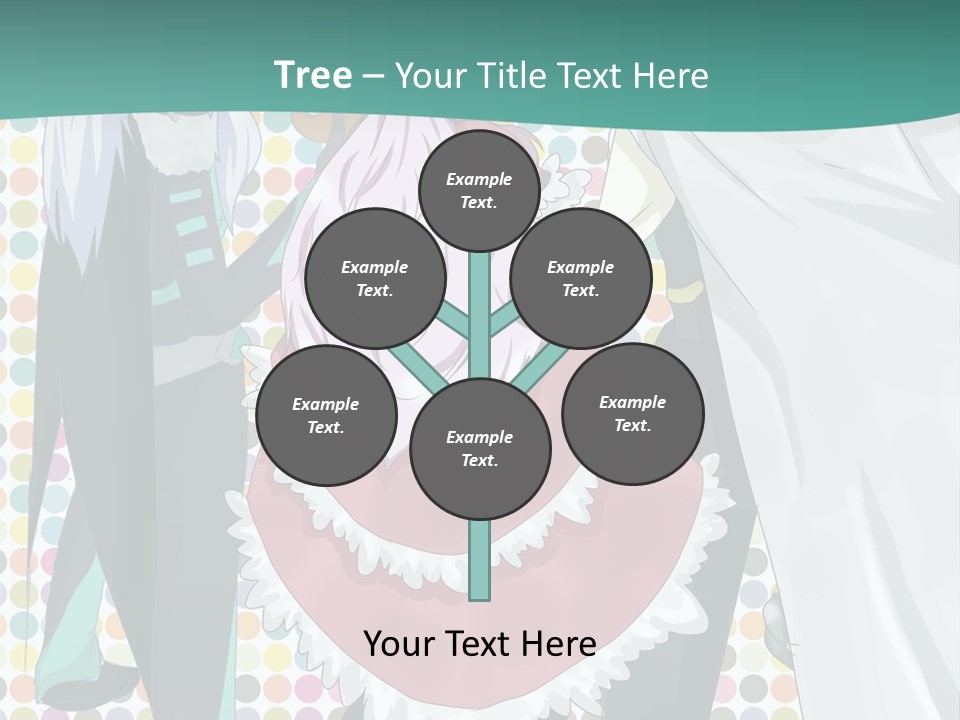 A Group Of Anime Characters Standing Next To Each Other PowerPoint Template