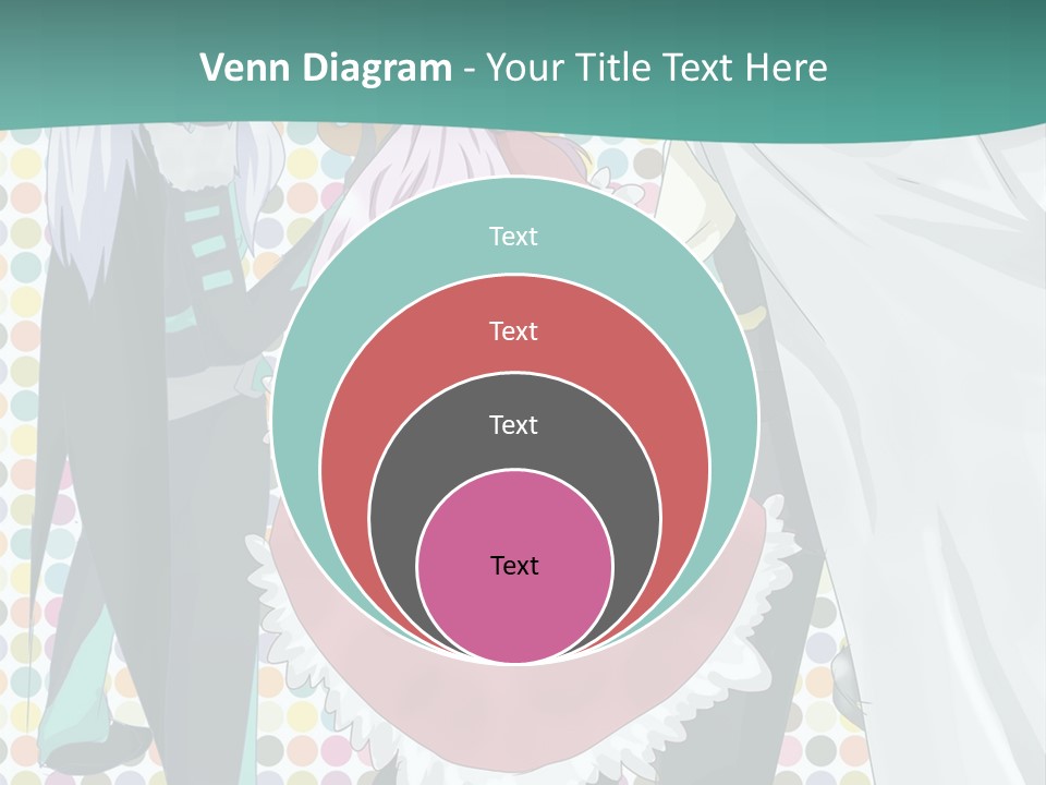 A Group Of Anime Characters Standing Next To Each Other PowerPoint Template