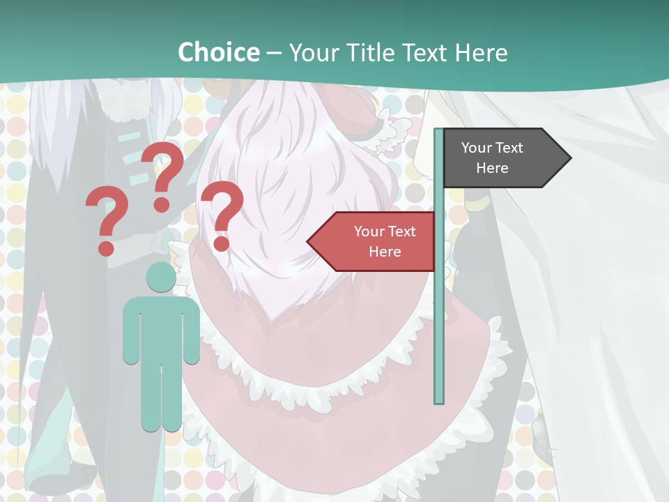 A Group Of Anime Characters Standing Next To Each Other PowerPoint Template