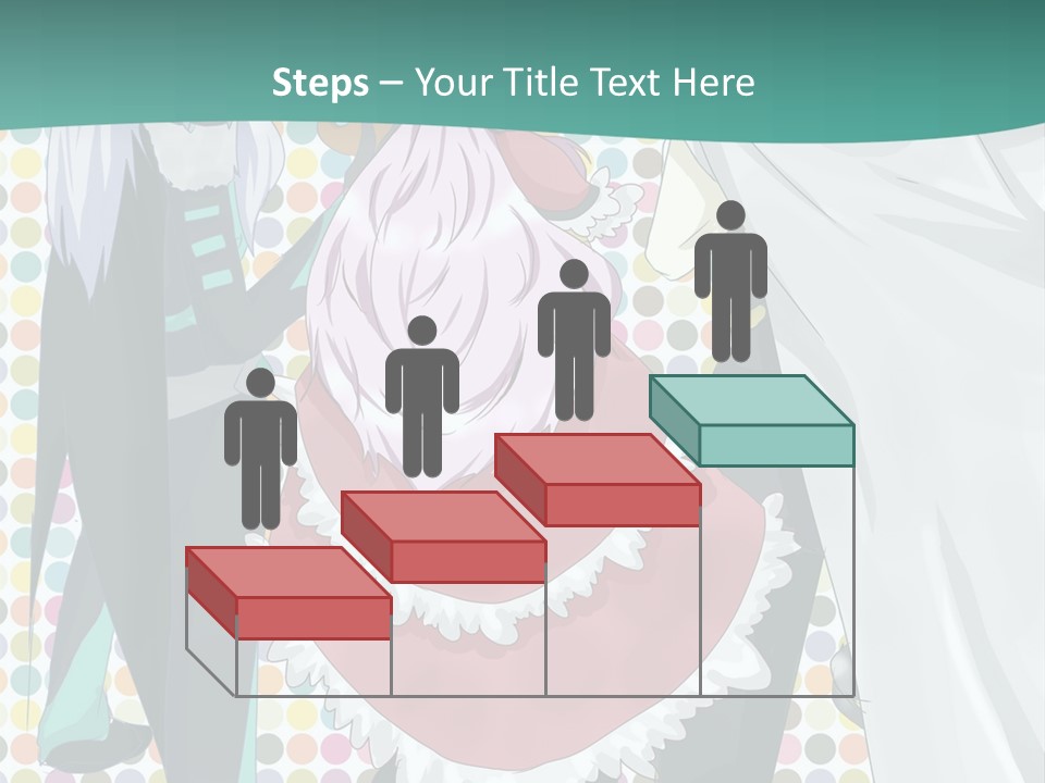 A Group Of Anime Characters Standing Next To Each Other PowerPoint Template