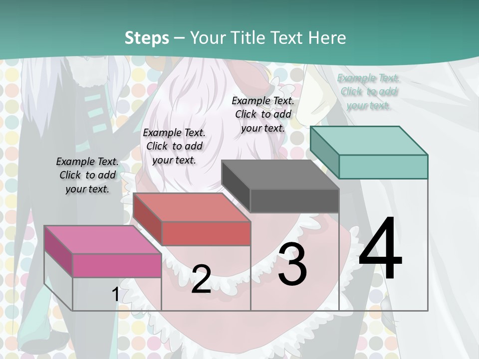 A Group Of Anime Characters Standing Next To Each Other PowerPoint Template