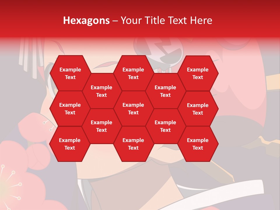 A Woman With Red Hair And A Hat On Her Head PowerPoint Template