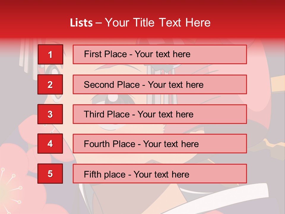 A Woman With Red Hair And A Hat On Her Head PowerPoint Template