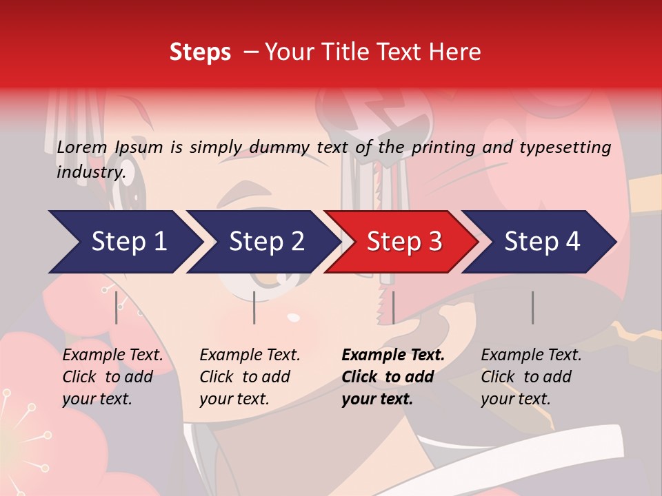 A Woman With Red Hair And A Hat On Her Head PowerPoint Template