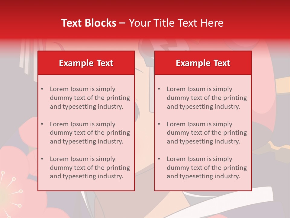 A Woman With Red Hair And A Hat On Her Head PowerPoint Template