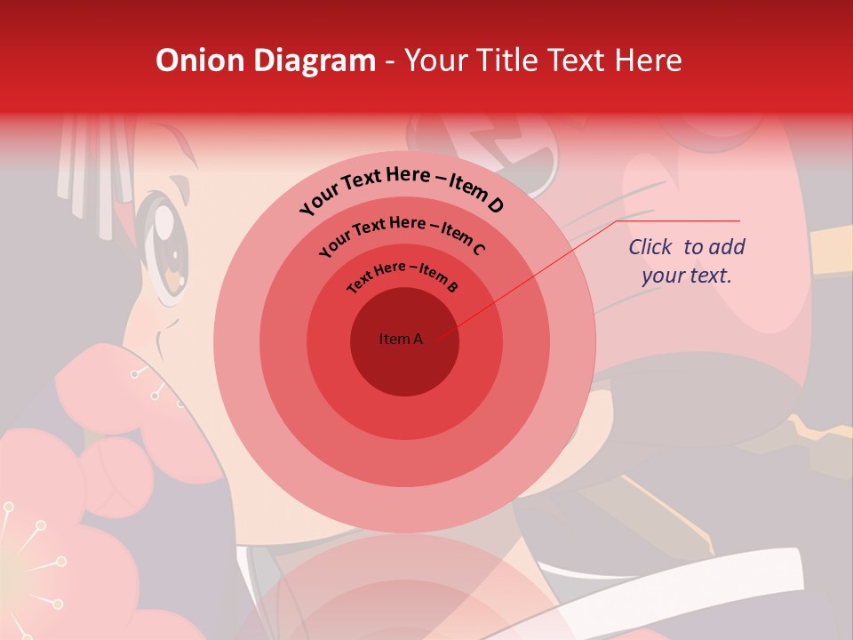 A Woman With Red Hair And A Hat On Her Head PowerPoint Template