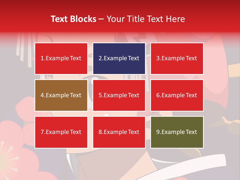 A Woman With Red Hair And A Hat On Her Head PowerPoint Template