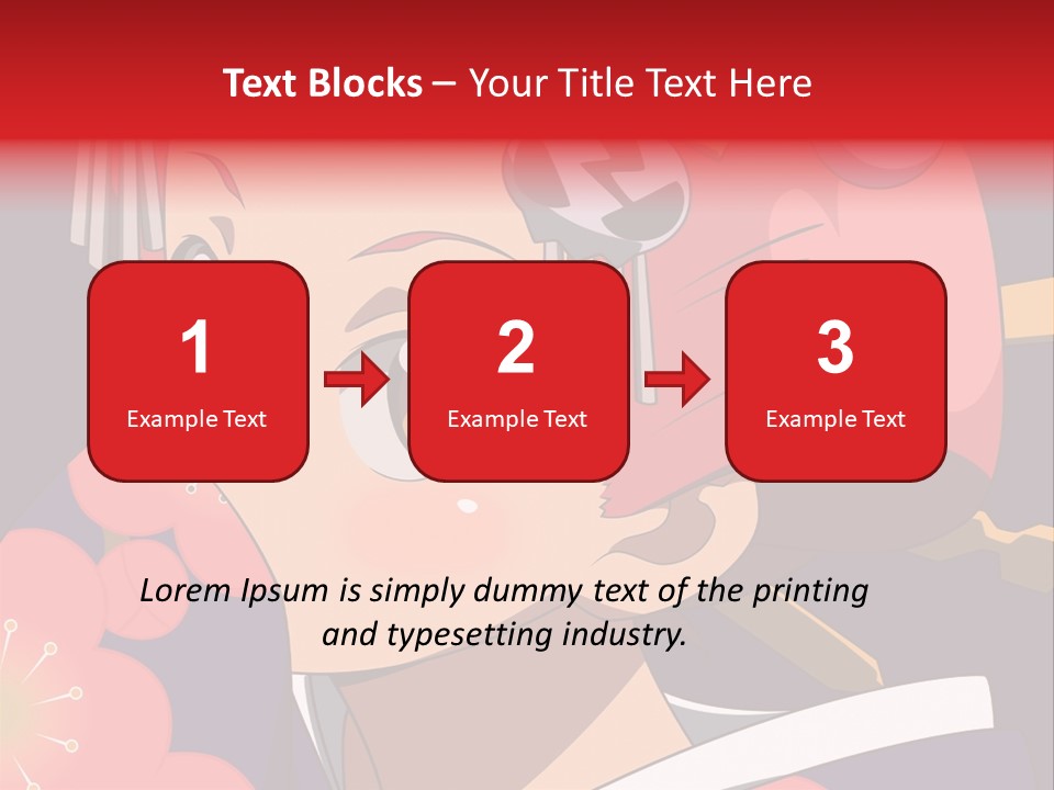 A Woman With Red Hair And A Hat On Her Head PowerPoint Template