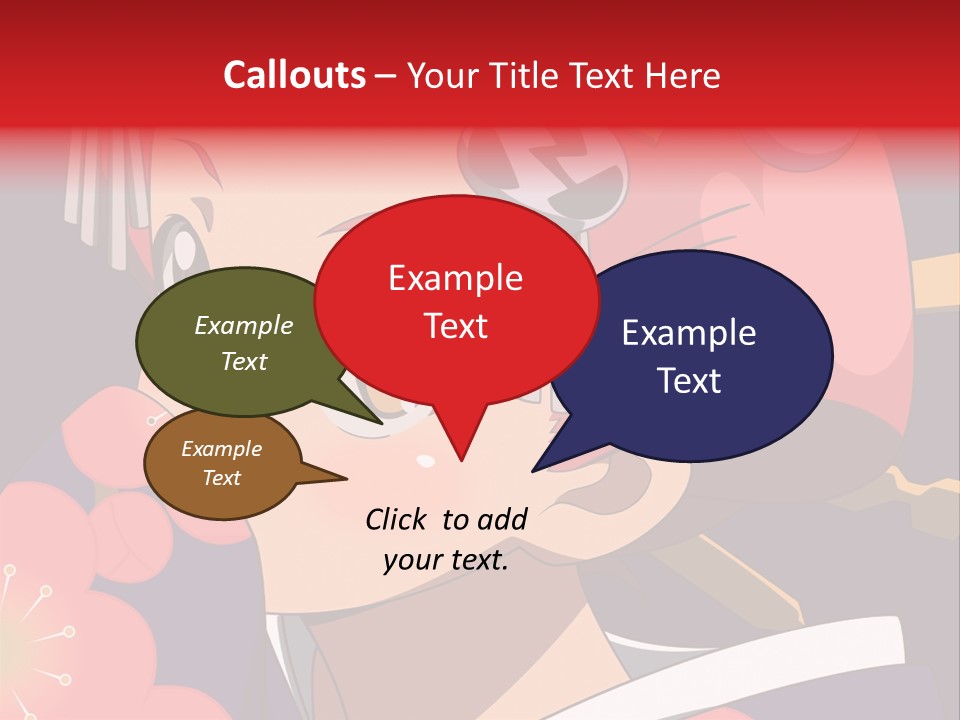 A Woman With Red Hair And A Hat On Her Head PowerPoint Template