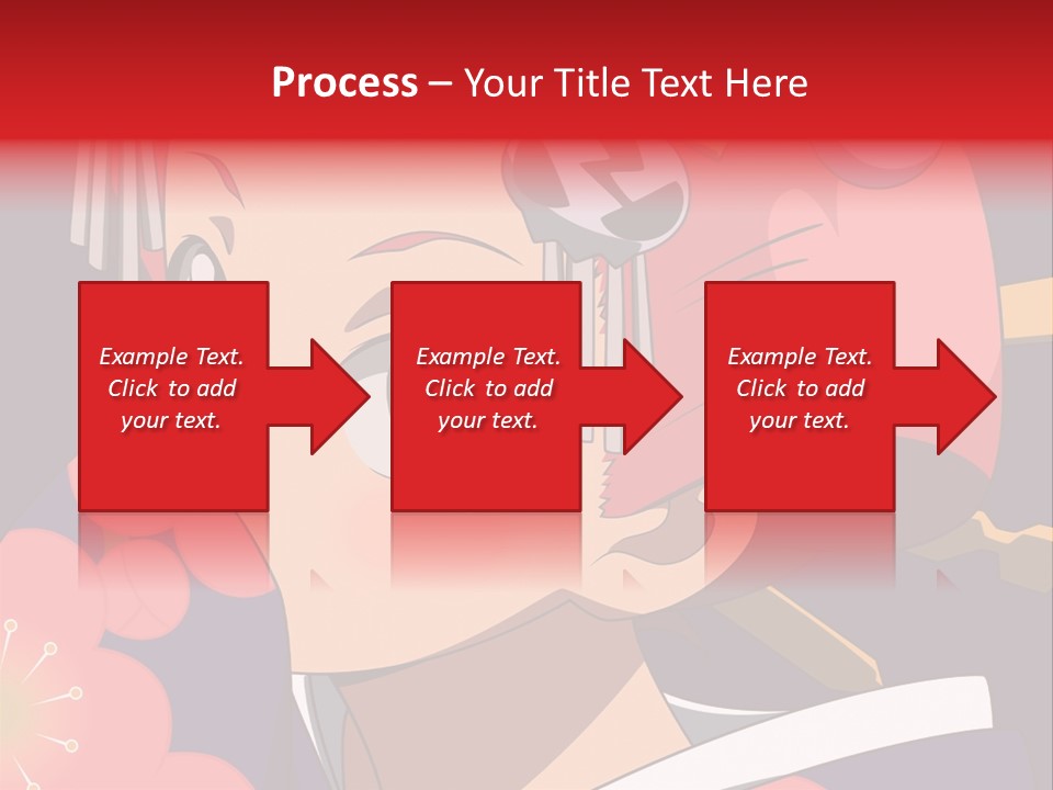 A Woman With Red Hair And A Hat On Her Head PowerPoint Template