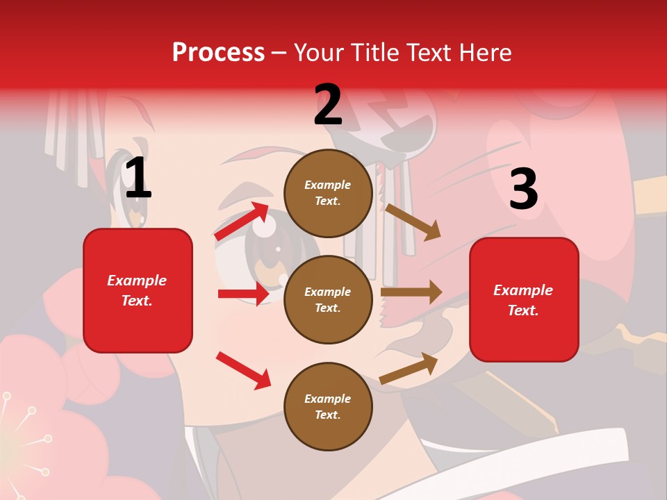 A Woman With Red Hair And A Hat On Her Head PowerPoint Template