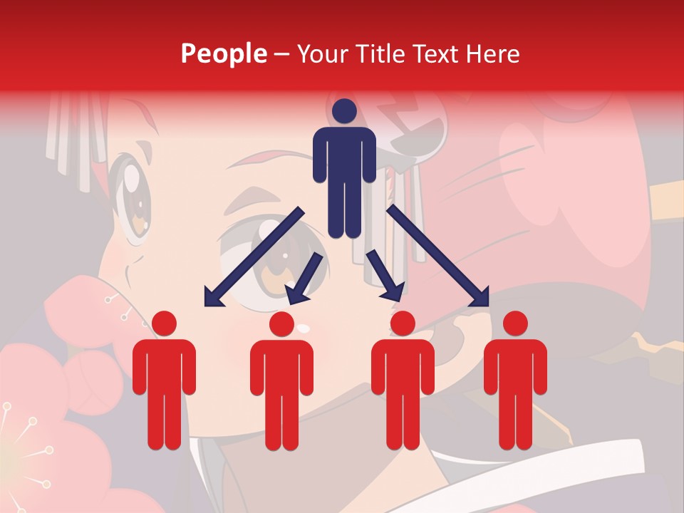A Woman With Red Hair And A Hat On Her Head PowerPoint Template