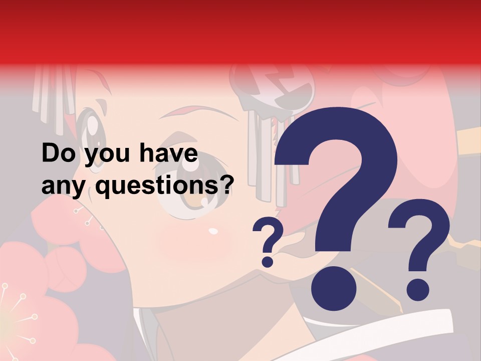 A Woman With Red Hair And A Hat On Her Head PowerPoint Template