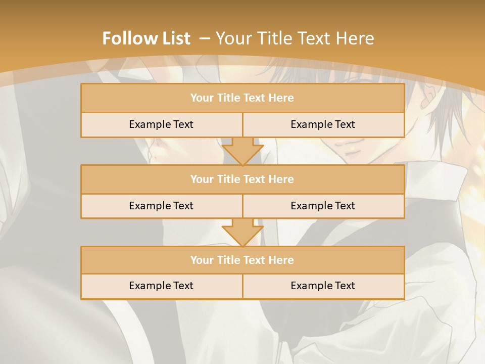 A Couple Of People Standing Next To Each Other PowerPoint Template