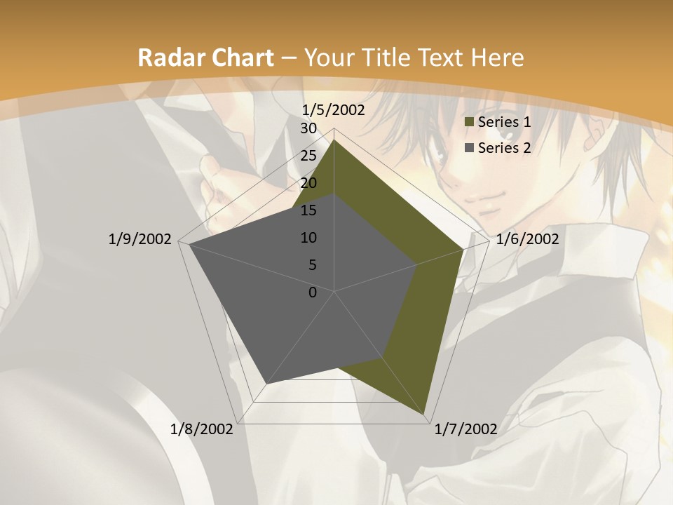 A Couple Of People Standing Next To Each Other PowerPoint Template