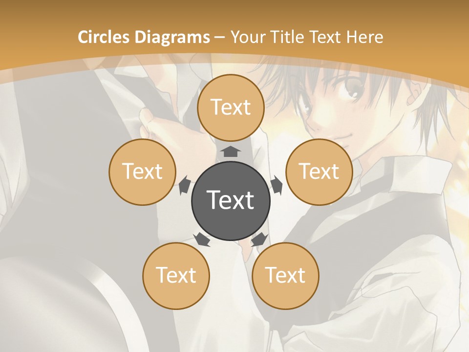 A Couple Of People Standing Next To Each Other PowerPoint Template