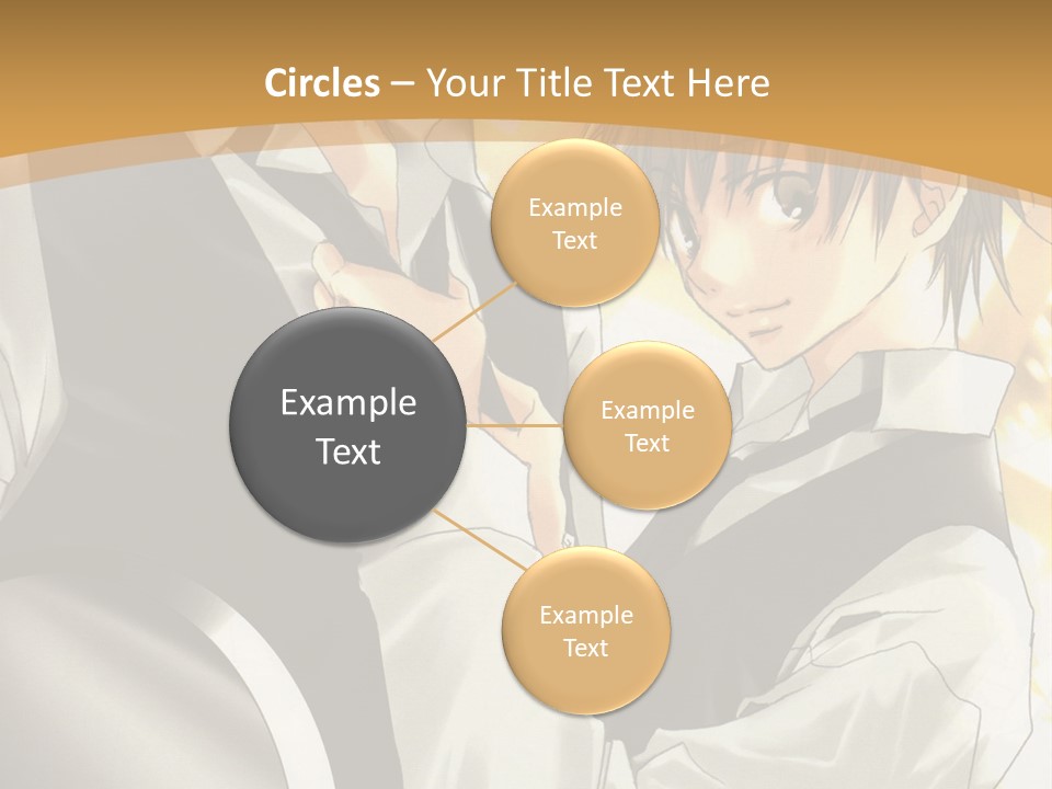 A Couple Of People Standing Next To Each Other PowerPoint Template