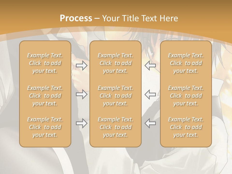 A Couple Of People Standing Next To Each Other PowerPoint Template