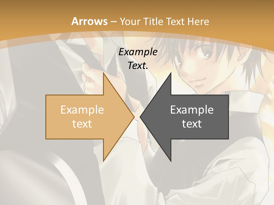 A Couple Of People Standing Next To Each Other PowerPoint Template