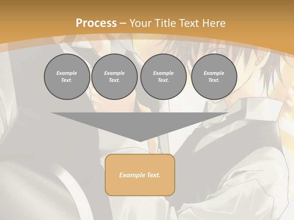 A Couple Of People Standing Next To Each Other PowerPoint Template