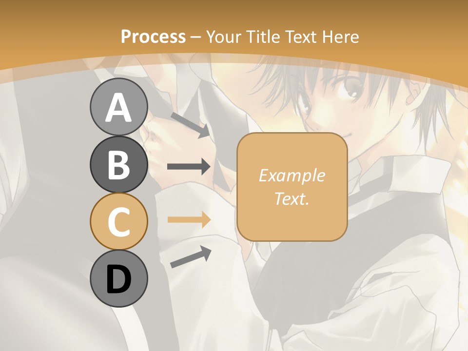 A Couple Of People Standing Next To Each Other PowerPoint Template