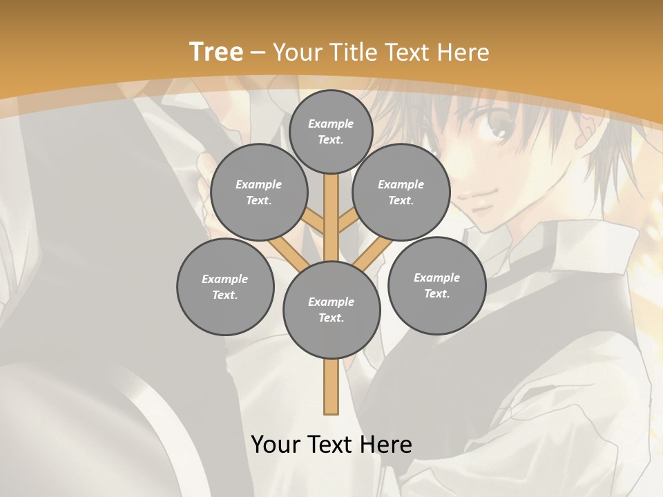 A Couple Of People Standing Next To Each Other PowerPoint Template