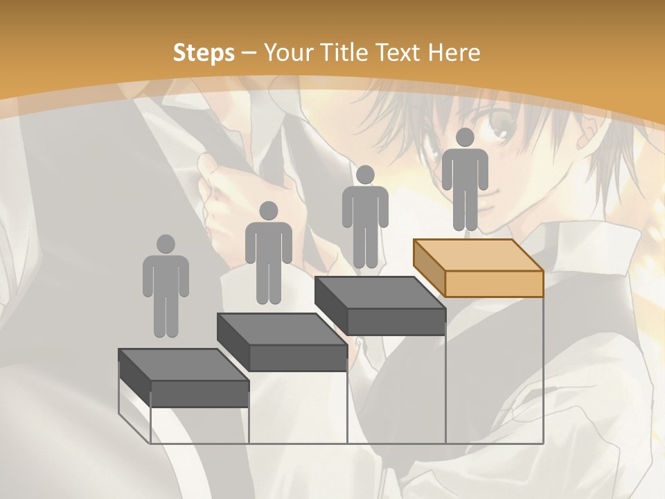 A Couple Of People Standing Next To Each Other PowerPoint Template
