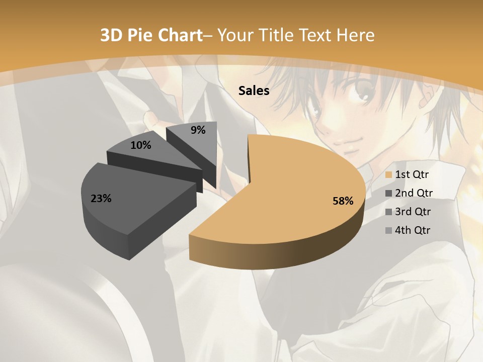A Couple Of People Standing Next To Each Other PowerPoint Template