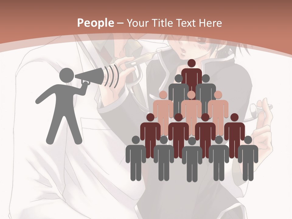 A Couple Of People That Are Hugging Each Other PowerPoint Template