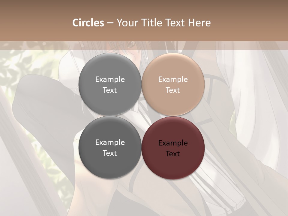 A Couple Of People Sitting Next To Each Other PowerPoint Template