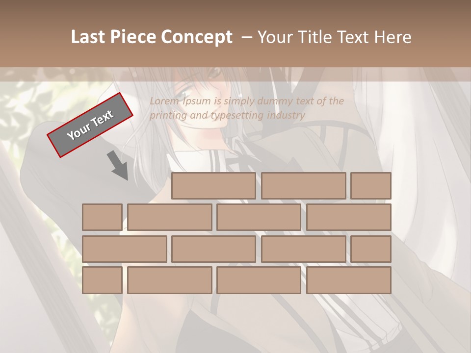 A Couple Of People Sitting Next To Each Other PowerPoint Template