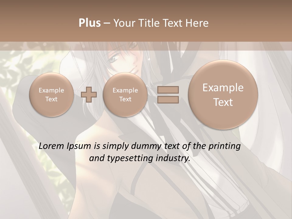A Couple Of People Sitting Next To Each Other PowerPoint Template