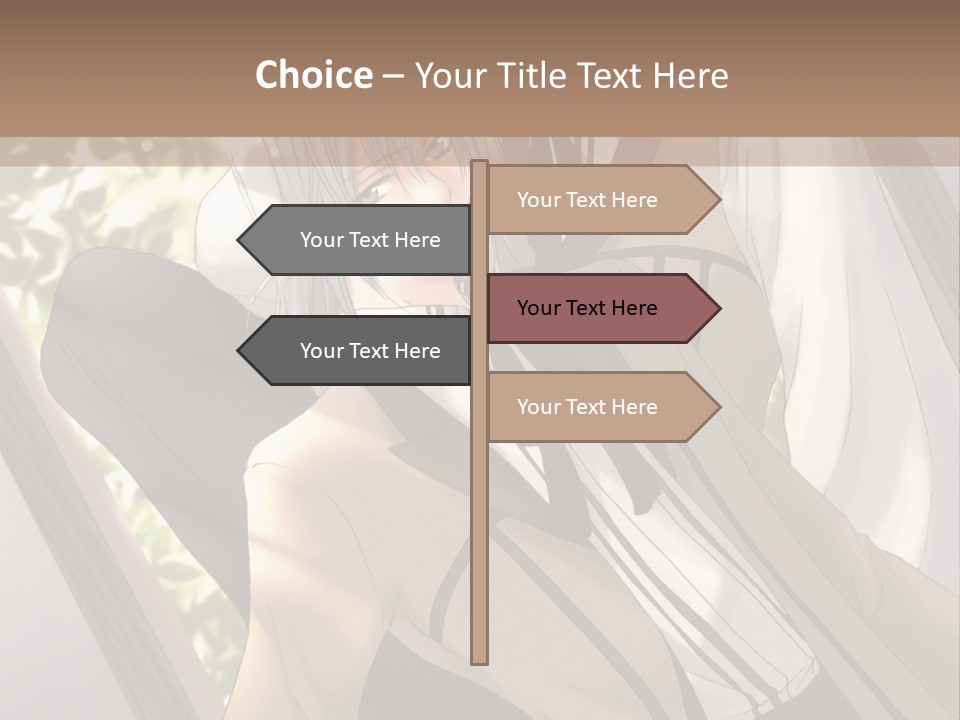 A Couple Of People Sitting Next To Each Other PowerPoint Template