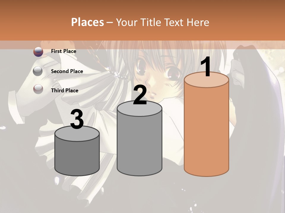 A Couple Of Anime Characters Hugging In Front Of A Full Moon PowerPoint Template