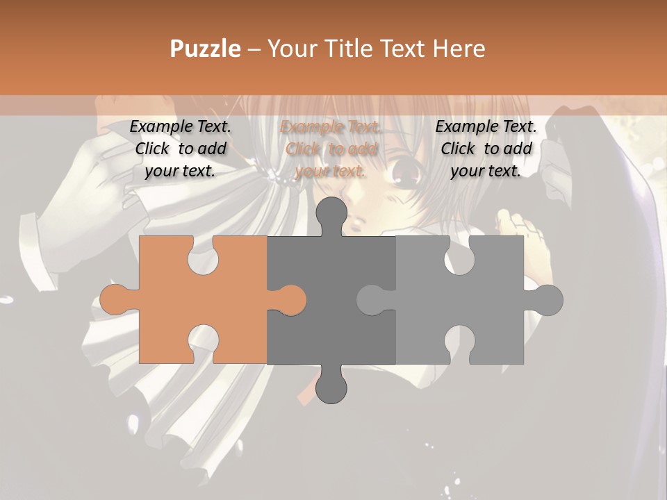 A Couple Of Anime Characters Hugging In Front Of A Full Moon PowerPoint Template