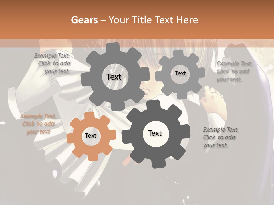 A Couple Of Anime Characters Hugging In Front Of A Full Moon PowerPoint Template