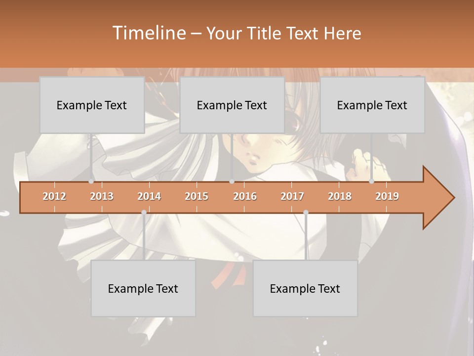 A Couple Of Anime Characters Hugging In Front Of A Full Moon PowerPoint Template