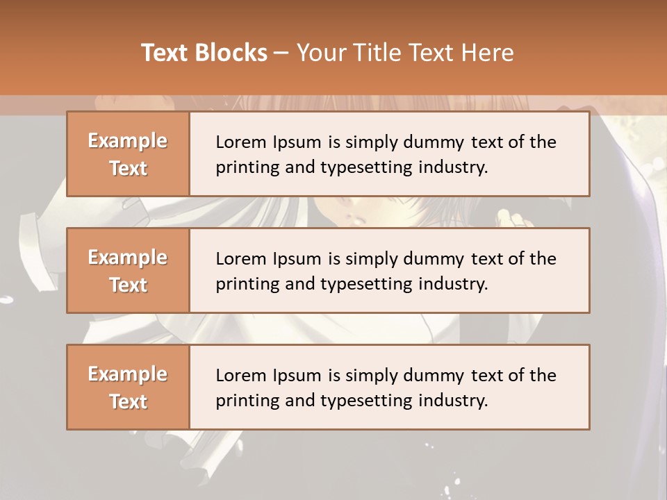 A Couple Of Anime Characters Hugging In Front Of A Full Moon PowerPoint Template