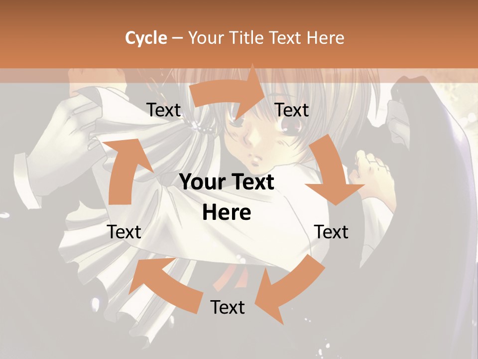 A Couple Of Anime Characters Hugging In Front Of A Full Moon PowerPoint Template