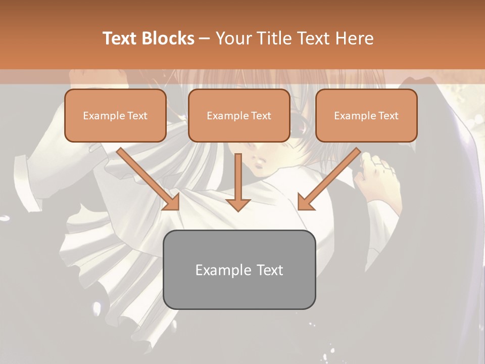 A Couple Of Anime Characters Hugging In Front Of A Full Moon PowerPoint Template