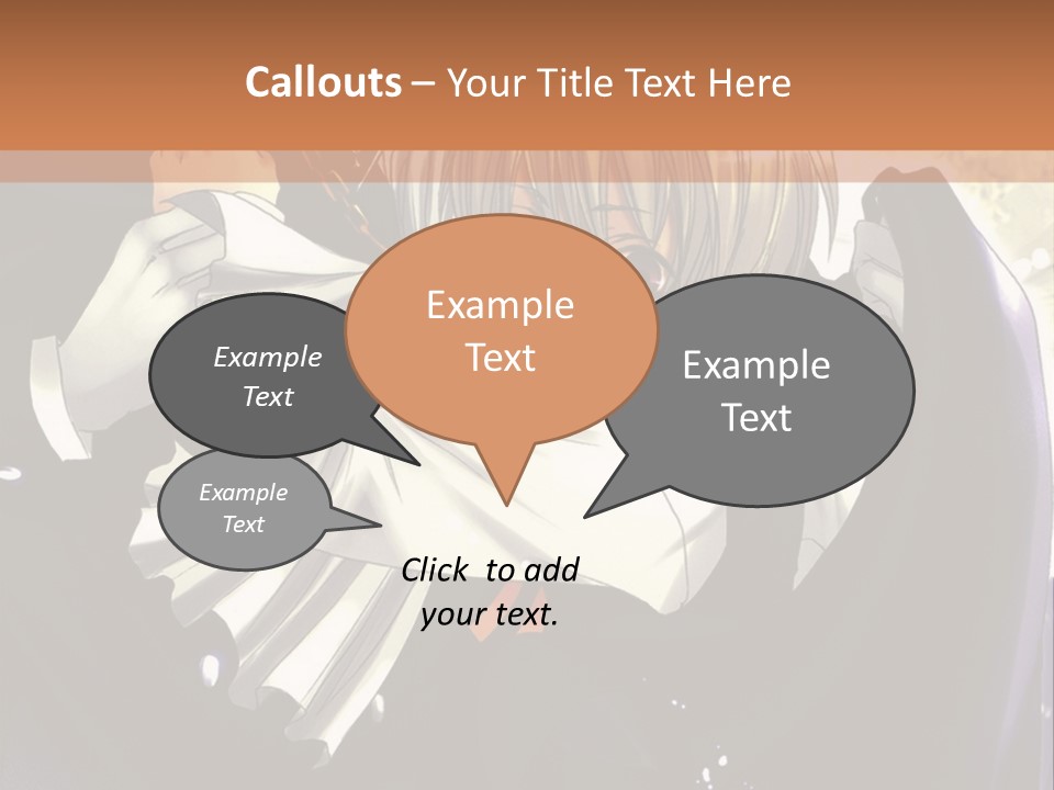 A Couple Of Anime Characters Hugging In Front Of A Full Moon PowerPoint Template