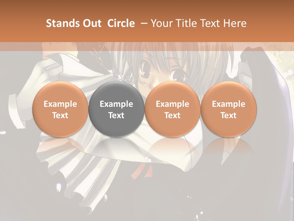 A Couple Of Anime Characters Hugging In Front Of A Full Moon PowerPoint Template