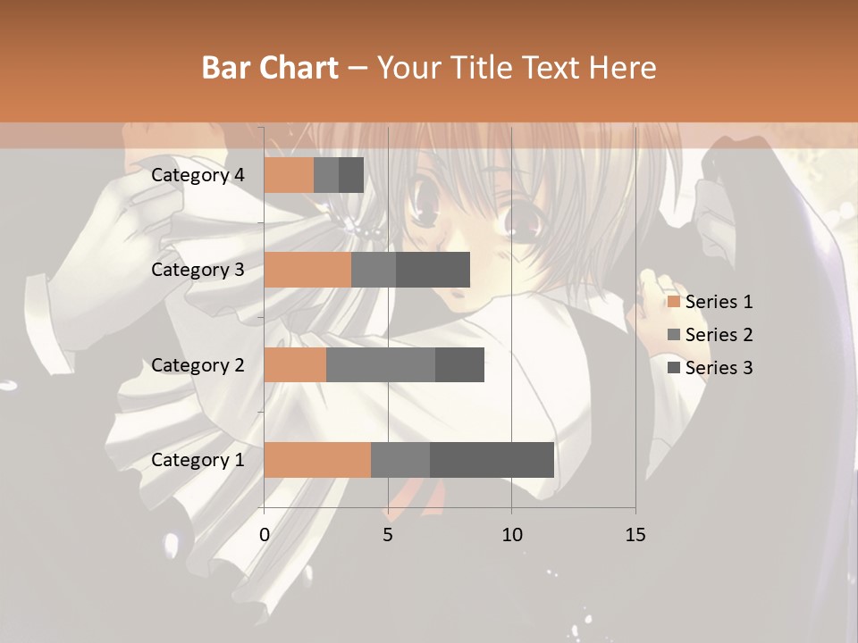 A Couple Of Anime Characters Hugging In Front Of A Full Moon PowerPoint Template