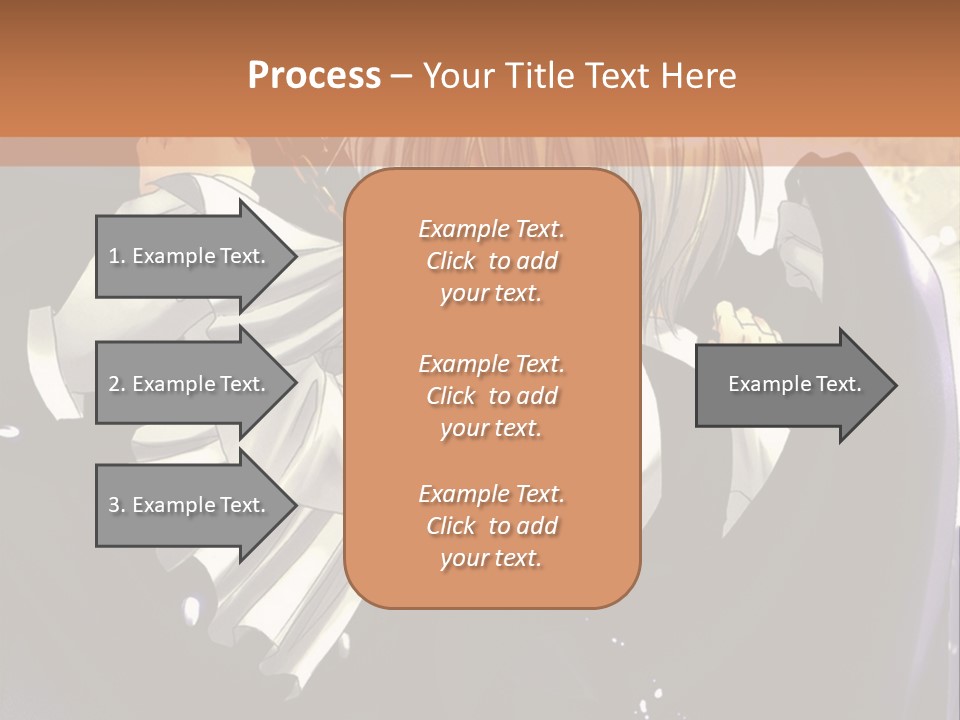 A Couple Of Anime Characters Hugging In Front Of A Full Moon PowerPoint Template