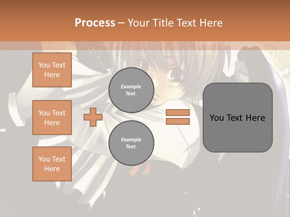 A Couple Of Anime Characters Hugging In Front Of A Full Moon PowerPoint Template