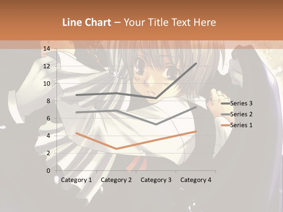 A Couple Of Anime Characters Hugging In Front Of A Full Moon PowerPoint Template