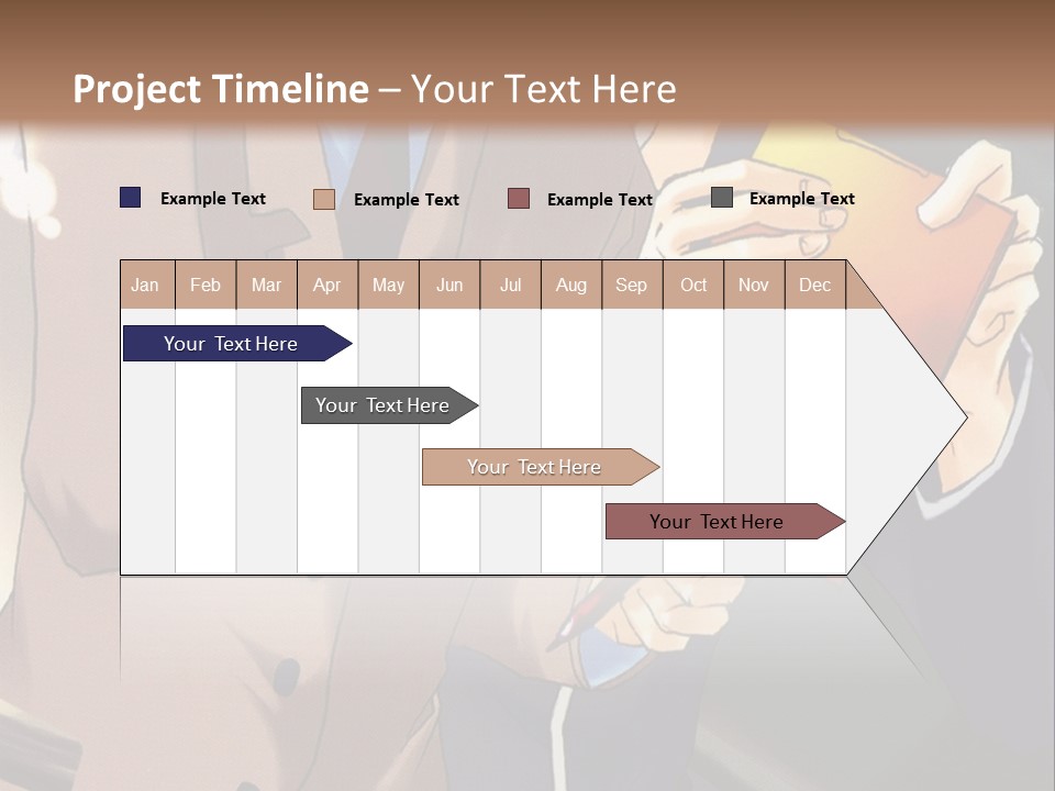 A Couple Of People Standing Next To Each Other PowerPoint Template