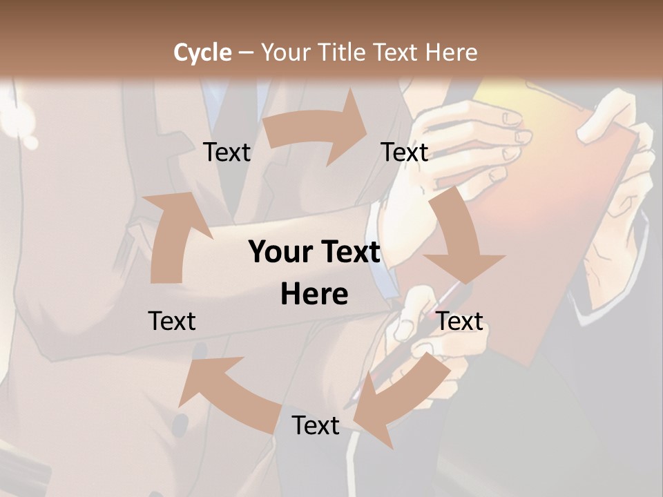 A Couple Of People Standing Next To Each Other PowerPoint Template